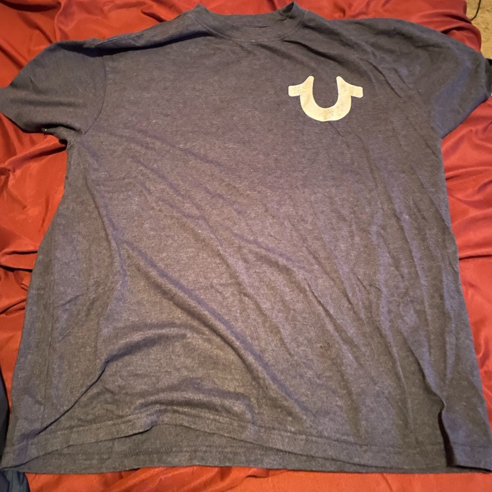 Blue true religion shirt size large worn once or twice